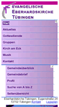 Mobile Screenshot of eberhardskirche.de