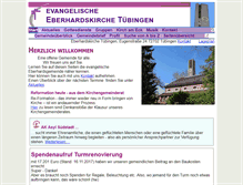 Tablet Screenshot of eberhardskirche.de